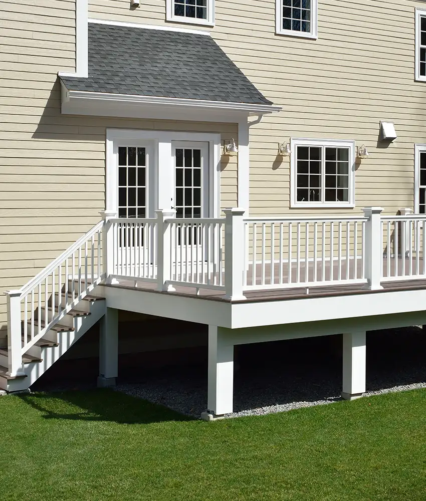 Using the highest quality materials, we build custom decks that enhance outdoor spaces like gardens and patios, ensuring durability and beauty in every detail.