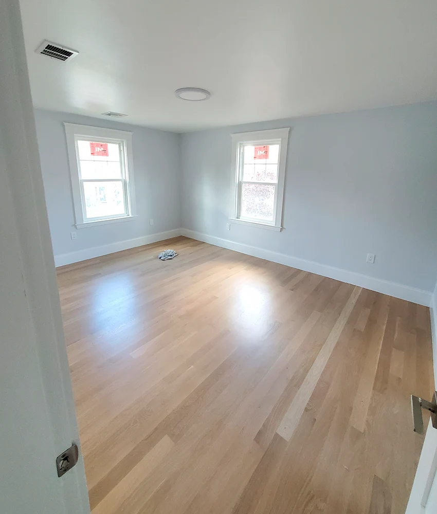 Our hardwood floor refinishing service revives your floors. We remove scratches and imperfections and apply a finish that enhances the natural beauty of hardwood, resulting in a stunning, long-lasting look.